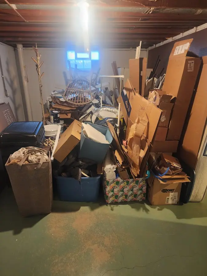 Roll-off dumpster container at job site for Concrete Dumpster Rental in Lacombe